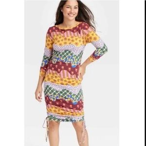 Latino Heritage Month @ Target Women’s Multicolor Drawcord Dress NWT